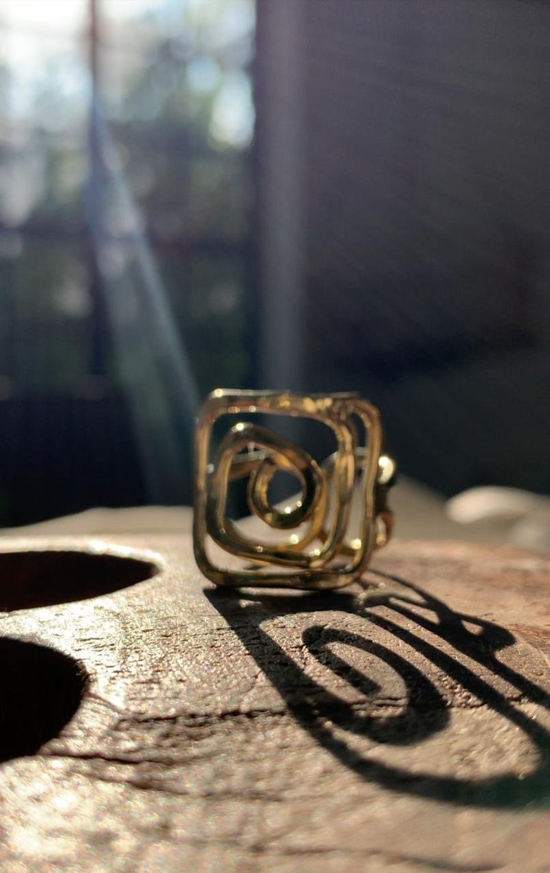 Square Doodle Ring