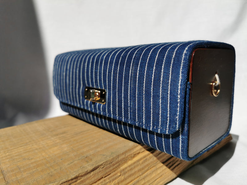 Cuboid Bag | Pin Stripe