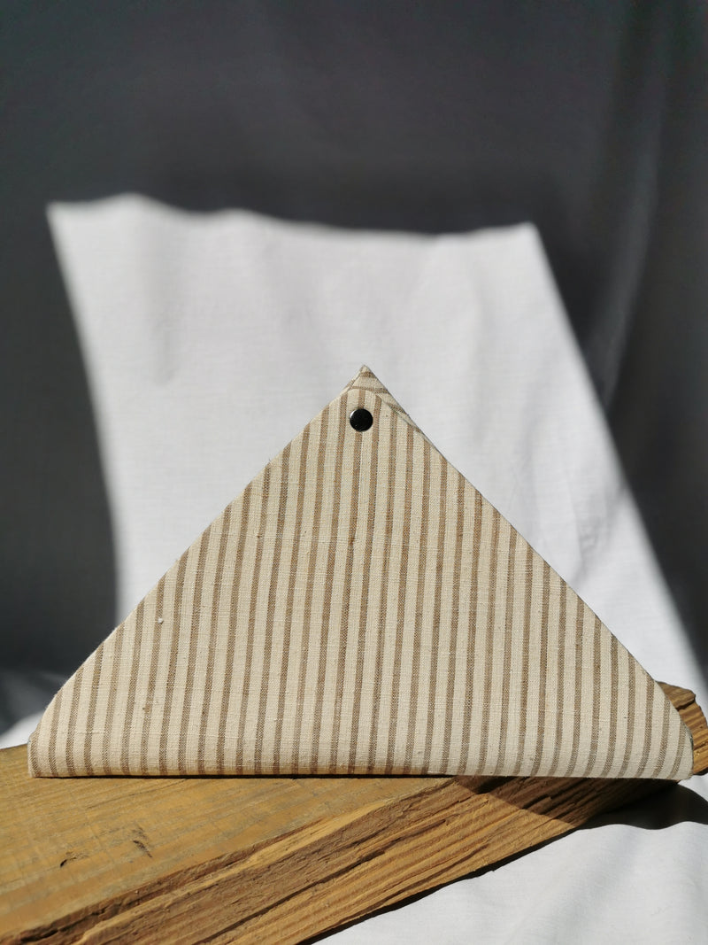 Triangle Origami Organiser | Neutral Stripes